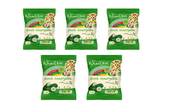 Kids courgette crisps